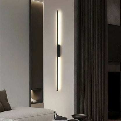 Slim Vertical LED Wall Light – Linear Ambient Stripe Lamp