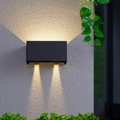NovaBlock LED Wall Light – Modern IP65 Indoor & Outdoor Cube Sconce