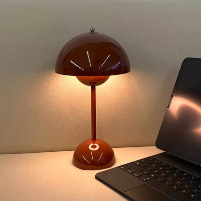 Nordic Macaron Flower Bud Table Lamp – Modern Minimalist Bedside Light