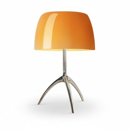 Nordic Glass Tripod Table Lamp — Modern Colored Desk & Bedside Lighting