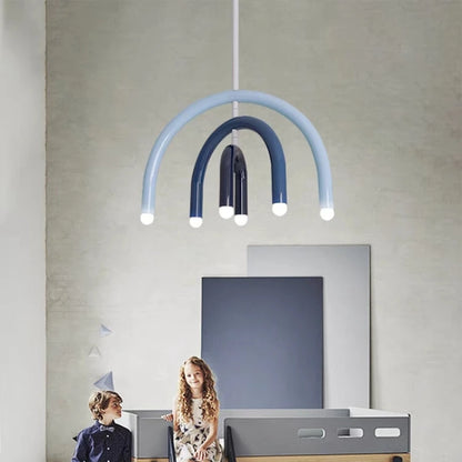 Arc Aura LED Pendant Light – Sculptural Modern Ceiling Lamp