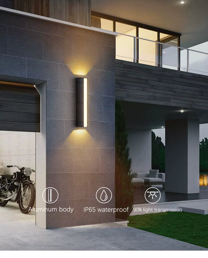 Outdoor LED Wall Light — Triple Glow IP65 Sconce