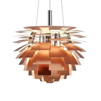 Artichoke-Style Designer Pendant Lamp — Modern Layered Ceiling Light
