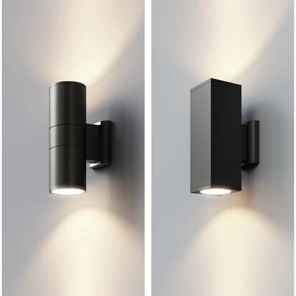 Modern Up & Down Outdoor Wall Light – Waterproof