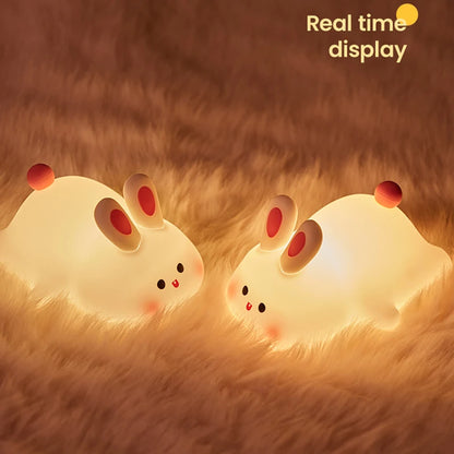 Animal Silicone Night Light — Soft Touch LED Lamp Collection