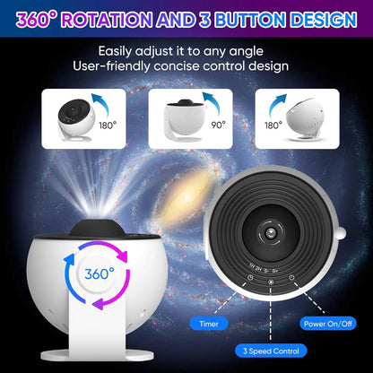 13-in-1 Galaxy Projector — 4K Starry Sky Home Planetarium