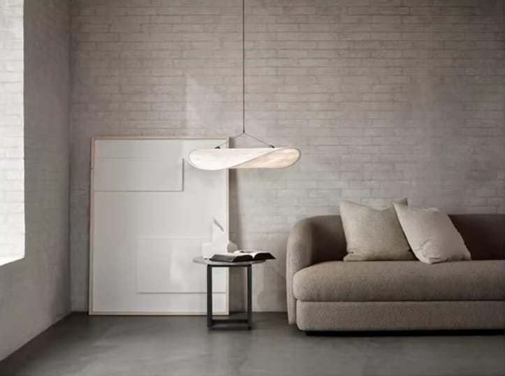 Designer Silk Fabric LED Pendant Chandelier