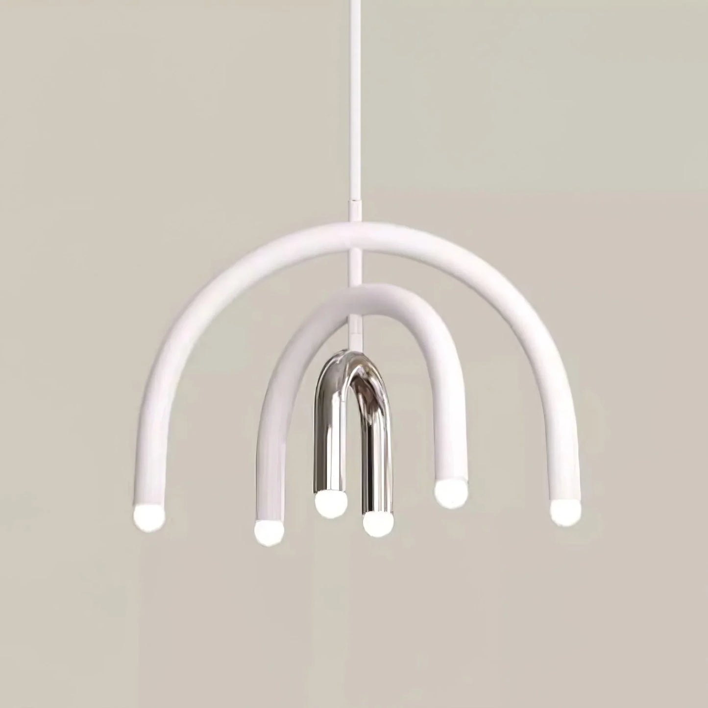 Arc Aura LED Pendant Light – Sculptural Modern Ceiling Lamp