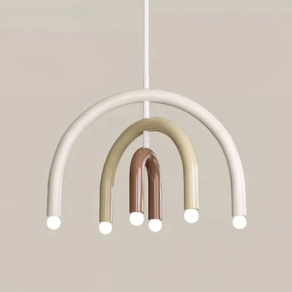 Arc Aura LED Pendant Light – Sculptural Modern Ceiling Lamp