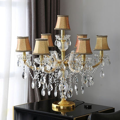 Crystal Table Lamp – Elegant Classic Accent Light
