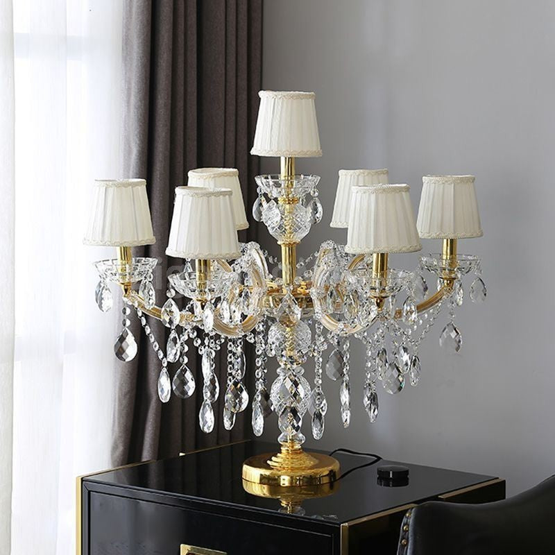 Crystal Table Lamp – Elegant Classic Accent Light