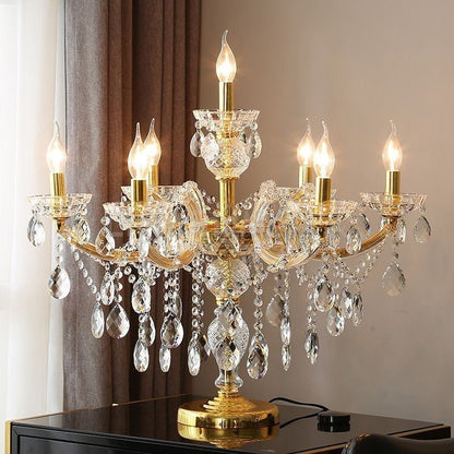 Crystal Table Lamp – Elegant Classic Accent Light