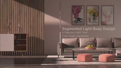 RGB Corner Floor Lamp — Color-Changing Mood Light