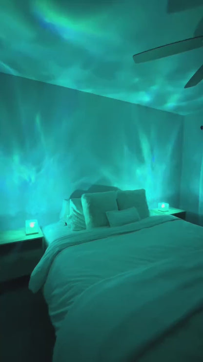 Aurora Crystal Wave Light — 16-Color Ripple LED Lamp