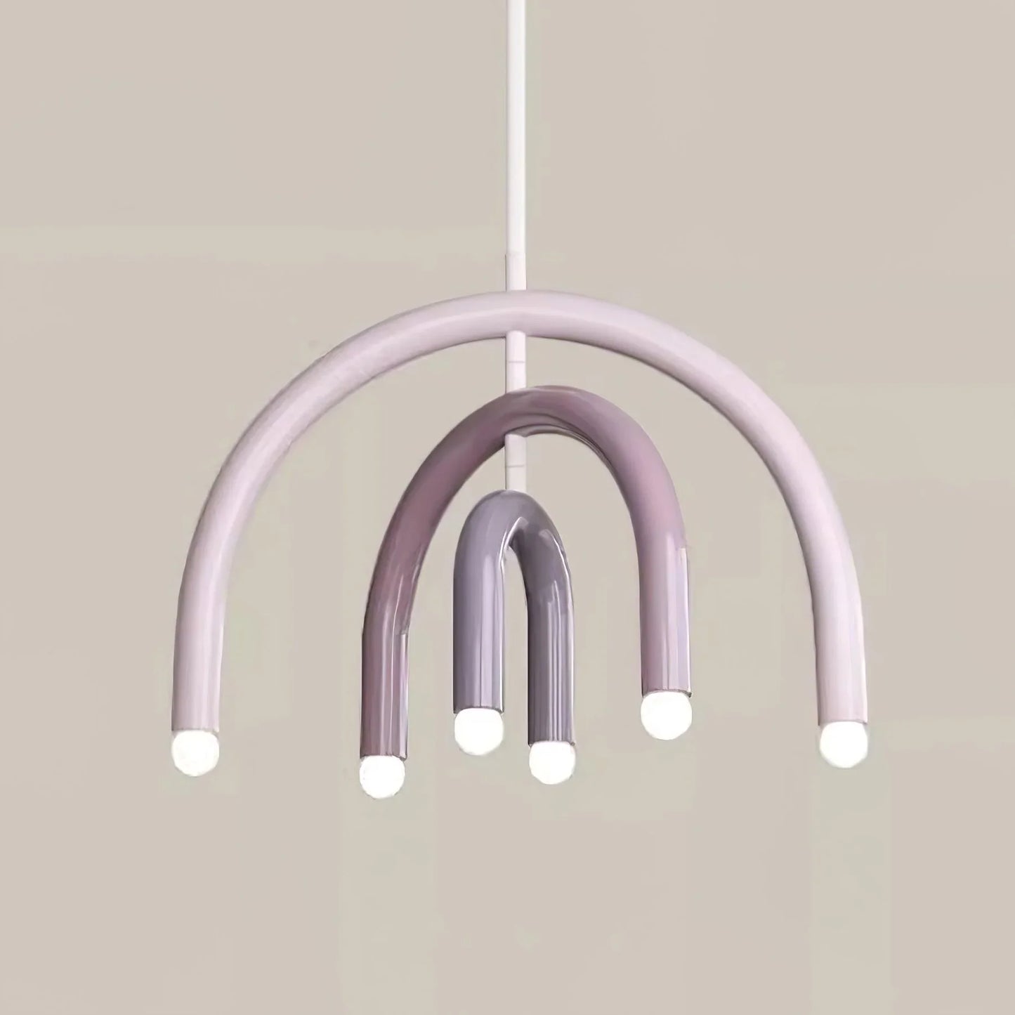 Arc Aura LED Pendant Light – Sculptural Modern Ceiling Lamp