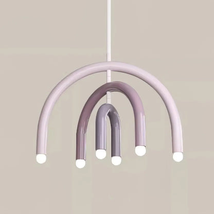 Arc Aura LED Pendant Light – Sculptural Modern Ceiling Lamp