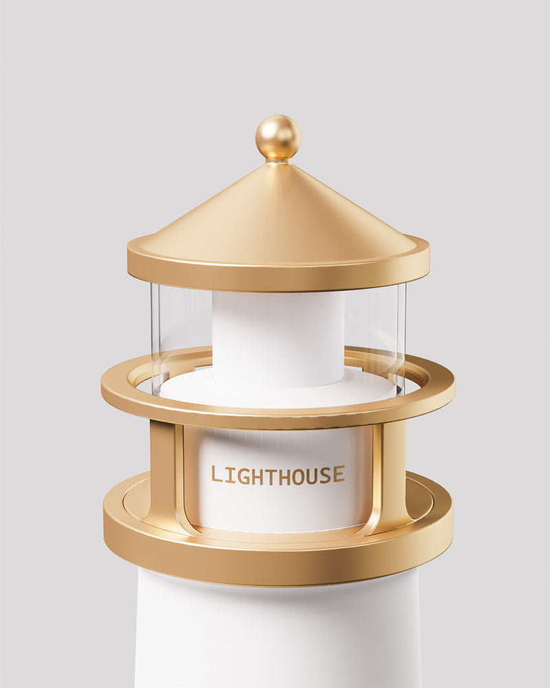 Lighthouse Projection Lamp — Adjustable Moonlight Night Light
