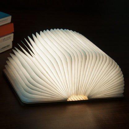 FoldLight Book Lamp — Foldable Wooden LED Light