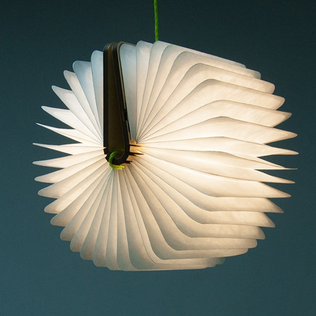 FoldLight Book Lamp — Foldable Wooden LED Light