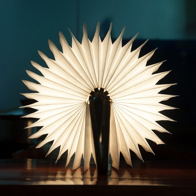 FoldLight Book Lamp — Foldable Wooden LED Light